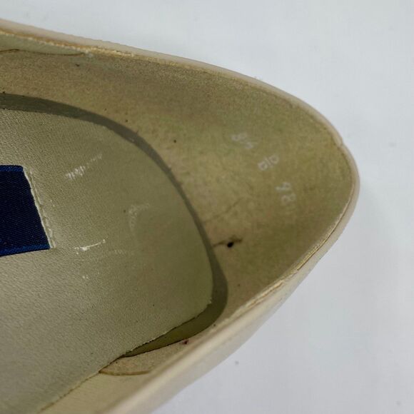 VINTAGE SELLY‎ COMFORT FLEX HEELS LEATHER CREAM WHITE WOMEN'S SIZE 8.5 - Picture 11 of 11